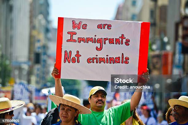 A Imigração Reforma De Março Maio Los Angeles - Fotografias de stock e mais imagens de Protesto - Protesto, Imigrante, EUA