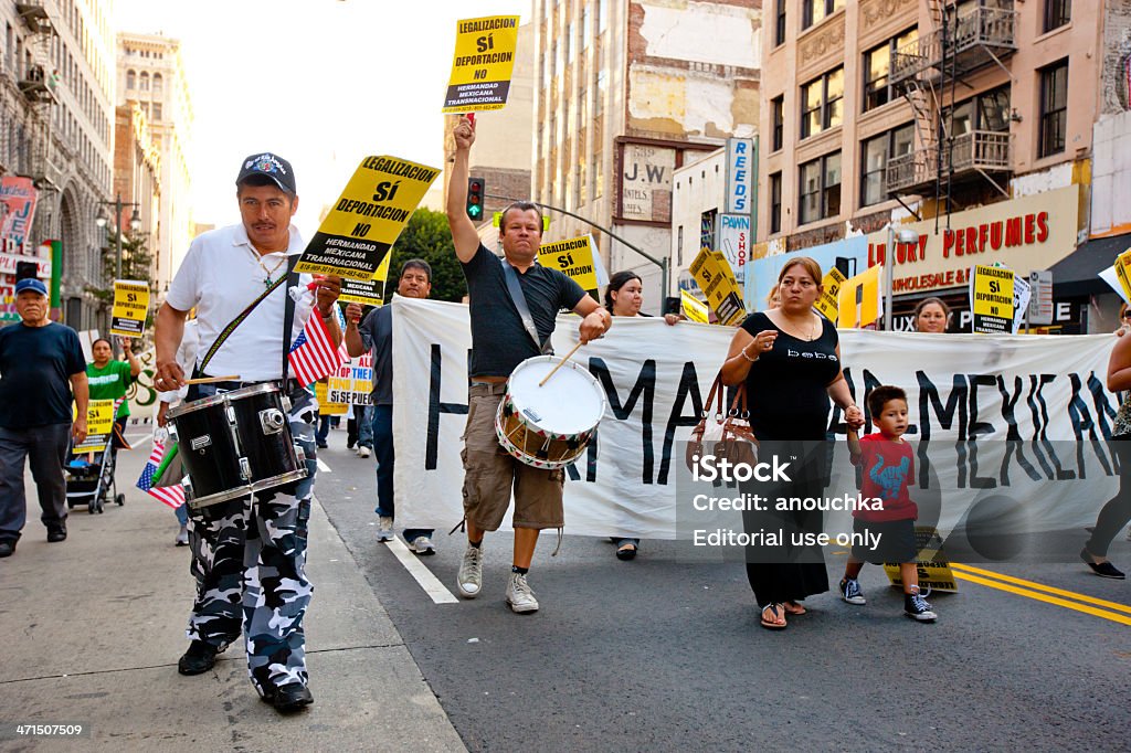 Einwanderung Reform März, Maifeiertag, Los Angeles - Lizenzfrei Auswanderung und Einwanderung Stock-Foto