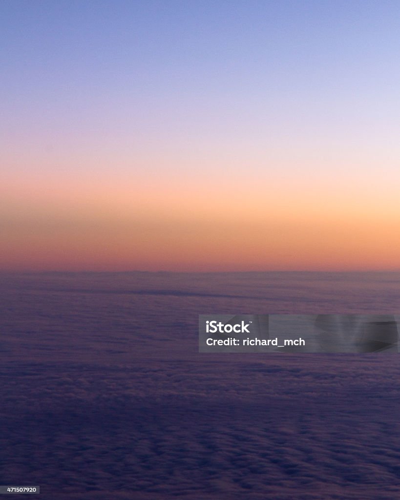 Evening Sky 2 Minimalistic Sky Horizon 2015 Stock Photo
