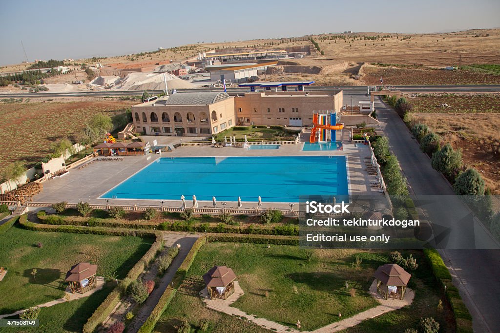 Плавательный бассейн в matiat отель в Турции midyat Мардин - Ст�оковые фото Азия роялти-фри