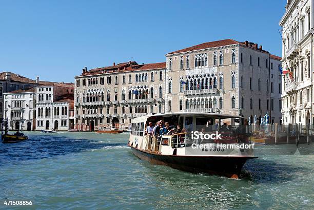 Grand Canal In Venice Italy Stock Photo - Download Image Now - 2015, Architecture, Built Structure