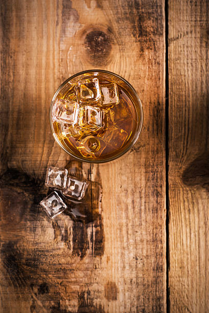 istock Glass of whiskey with ice 471509882