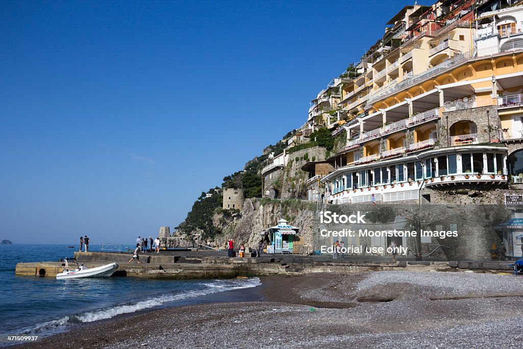 Positano em Amalfi Coast, Itália - Royalty-free Aldeia Foto de stock