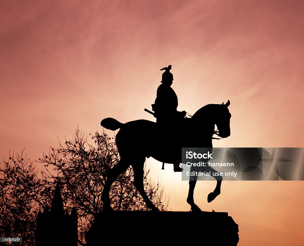 equistrian estatua - Foto de stock de Aire libre libre de derechos