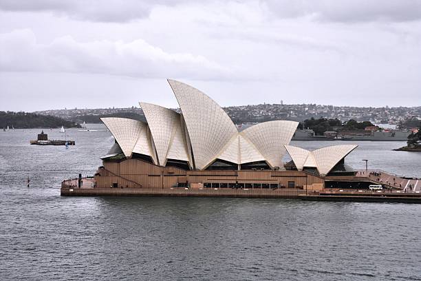 sydney - bay sydney australia opera house australia imagens e fotografias de stock