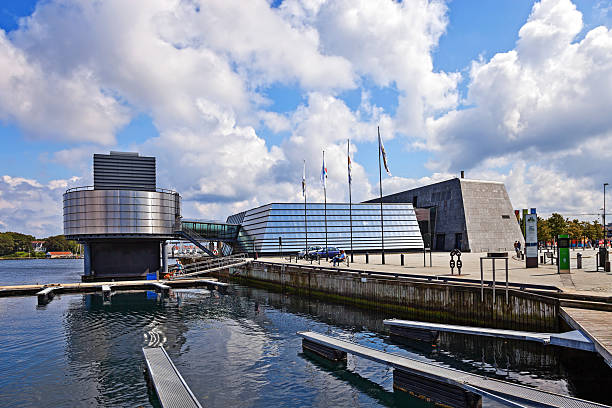 Stavanger, Norway - July 10th, 2011: The Oil Industry Museum buildings in the centre of Stavanger in Norway.