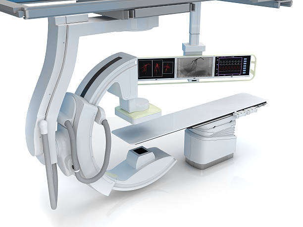 interventional x-ray system - angio stock-fotos und bilder