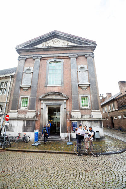 Amersfoort, The Netherlands. April 26th, 2024:  Modern Cultural Center the Eemhuis on the Eemplein in Amersfoort