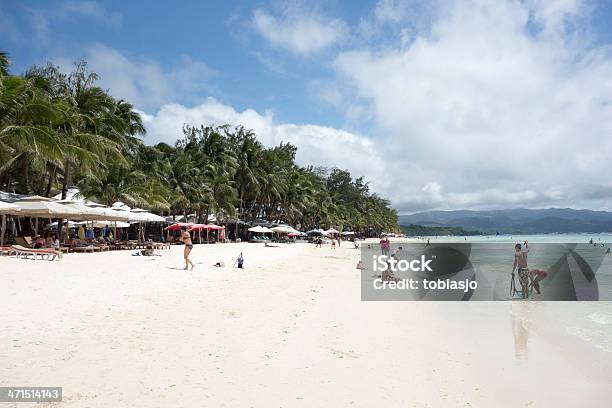 Weiße Strand Von Boracay Philippinen Stockfoto und mehr Bilder von Asien - Asien, Bett, Fotografie