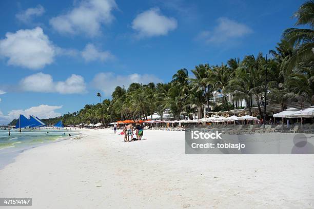Weiße Strand Von Boracay Philippinen Stockfoto und mehr Bilder von Asien - Asien, Bett, Fotografie