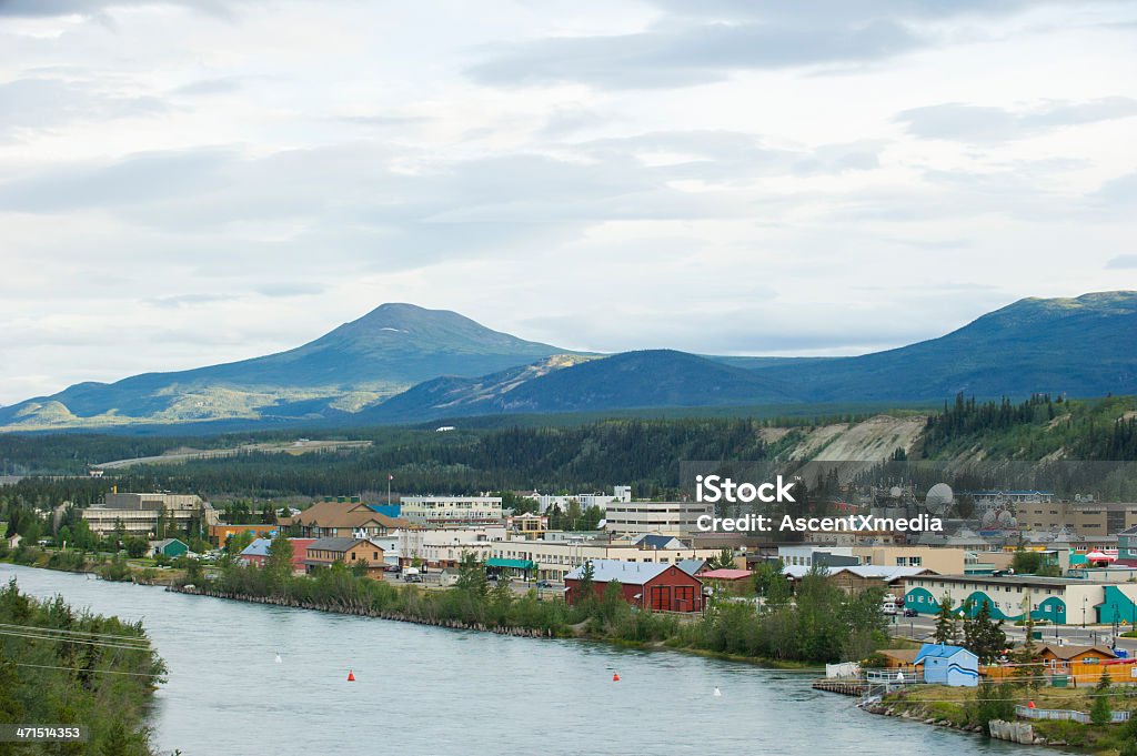 Whitehorse, Yukon Whitehorse along the Yukon River Whitehorse Stock Photo