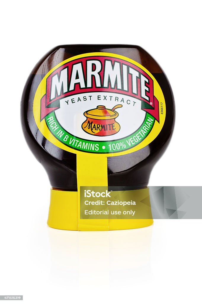 Marmite extrato de levedura Spread - Foto de stock de Jarra - Recipiente royalty-free