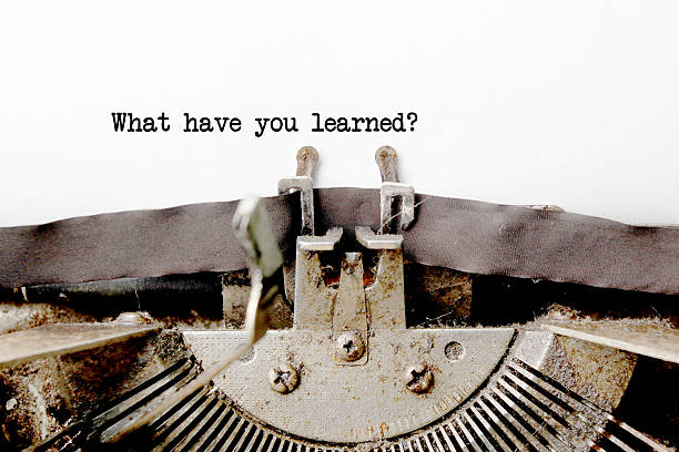 istock What have you learned words made by typewriter 471515400