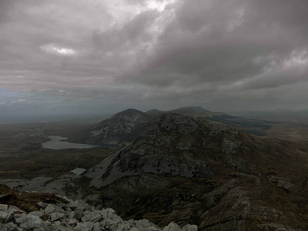 derryveagh 山々、donegal アイアランド - republic of ireland mount errigal mountain landscape ストックフォトと画像