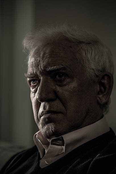 istock Sad male pensioner 471516854