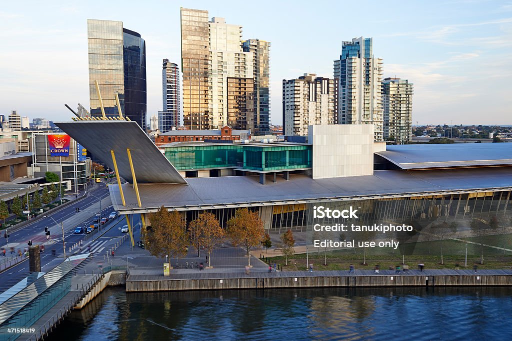 Centro de Exposições e Convenções de Melbourne - Foto de stock de Arquitetura royalty-free