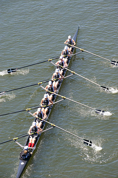cidade de filadélfia skulling campeonatos - rowboat sport rowing team sports race imagens e fotografias de stock