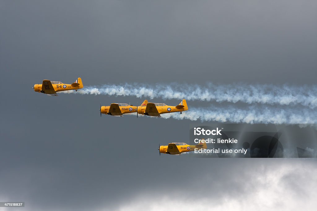 Harvard aviões - Foto de stock de Amarelo royalty-free