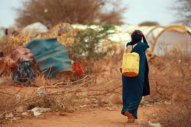 голод в дадаабском лагере беженцев в африке - somalian culture стоковые фото и изображения