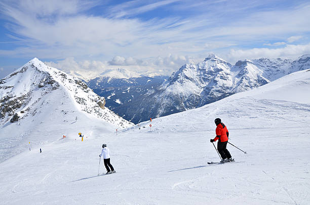 istock People skiing in the Alps 471519834