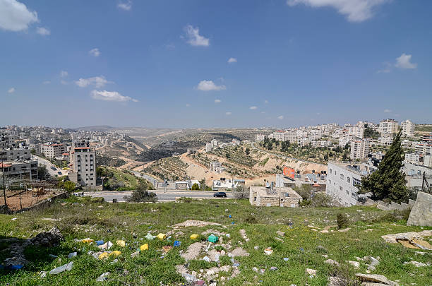 ramallah palestina - israeli military marking territory alternative lifestyle hopelessness foto e immagini stock