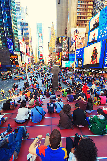 piazza duffy square - duffy foto e immagini stock