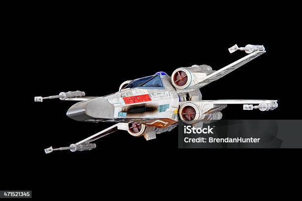 Famosa Fighter - Fotografie stock e altre immagini di Star Wars - Titolo d'opera famosa - Star Wars - Titolo d'opera famosa, Razzo spaziale, X-Wing