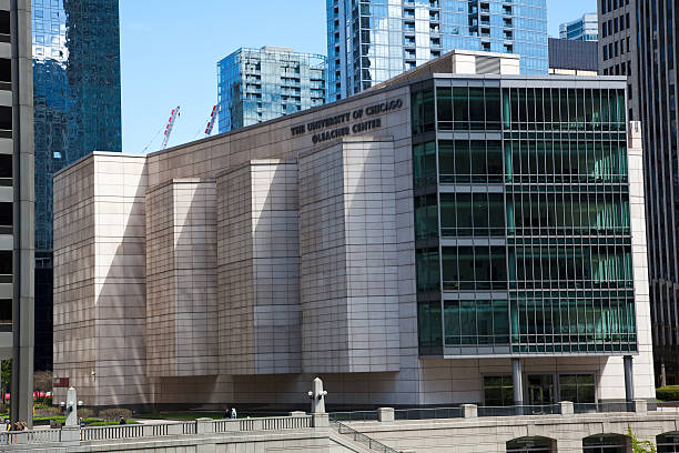 The University of Chicago Gleacher Center stock photo