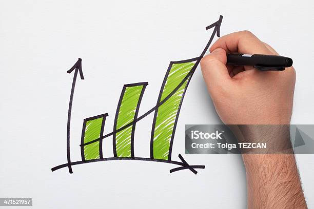 Handzeichnung Diagramm Stockfoto und mehr Bilder von Analysieren - Analysieren, Balkendiagramm, Bildschärfe