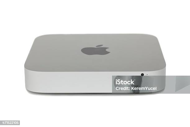 Mac Mini Sobre Fundo Branco - Fotografias de stock e mais imagens de Branco - Branco, Computador, Computador Pessoal