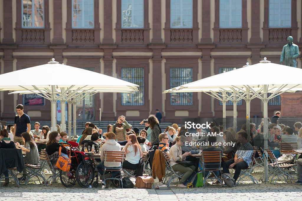 Campus , University of Mannheim, Germany Mannheim, Germany - April 23, 2013: Campus , University of Mannheim, Germany     Mannheim Stock Photo