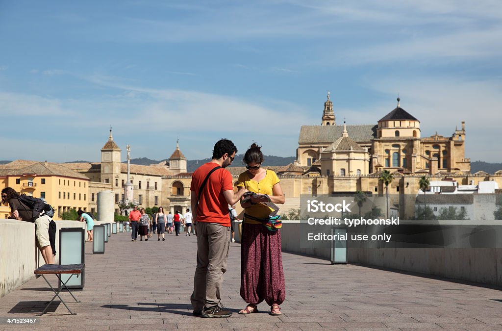 Turisti a Cordoba, Spagna - Foto stock royalty-free di Andalusia