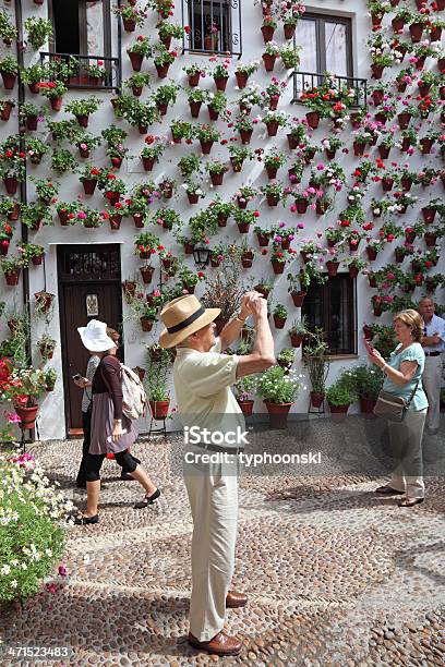 Festival Del Patio A Cordoba Spagna - Fotografie stock e altre immagini di Córdoba - Spagna - Córdoba - Spagna, Festival tradizionale, Patio