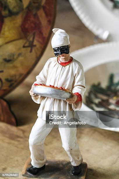 Napolitana Pulcinella Tradicional Máscara - Fotografias de stock e mais imagens de Arte, Cultura e Espetáculo - Arte, Cultura e Espetáculo, Barro, Bombo