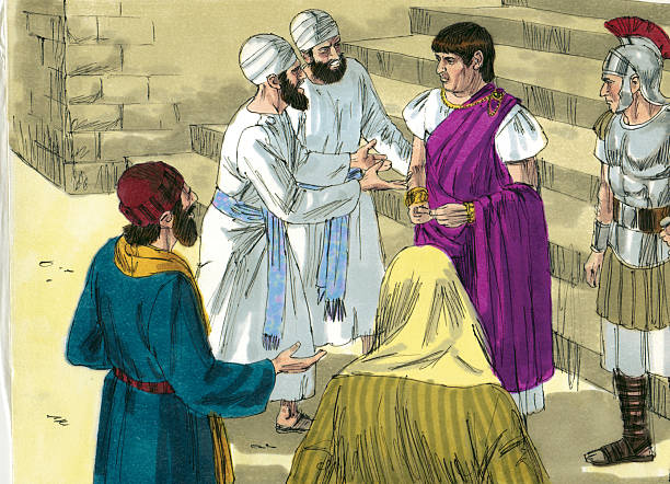 istock Pilate Seeks Charges Against Jesus 471528379