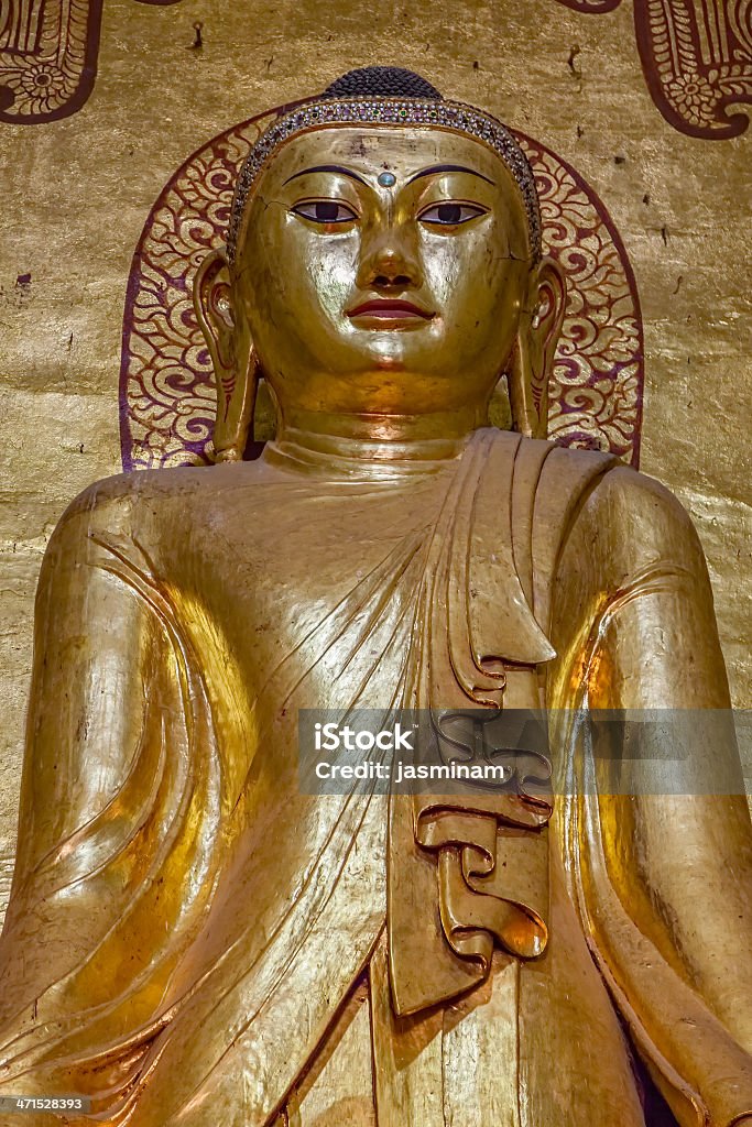 Ananda Храм-Старый золотой Budha - Стоковые фото Азия роялти-фри