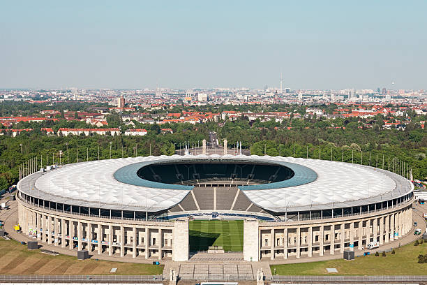 Berlin Olympic Stadium stock photo
