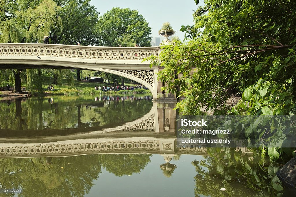 Ponte de arco Central Park - Royalty-free Adulto Foto de stock