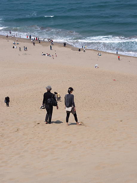 Tottori sand hill stock photo