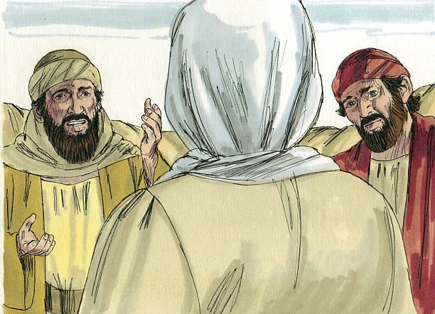 istock Jesus Talks with Followers 471529371