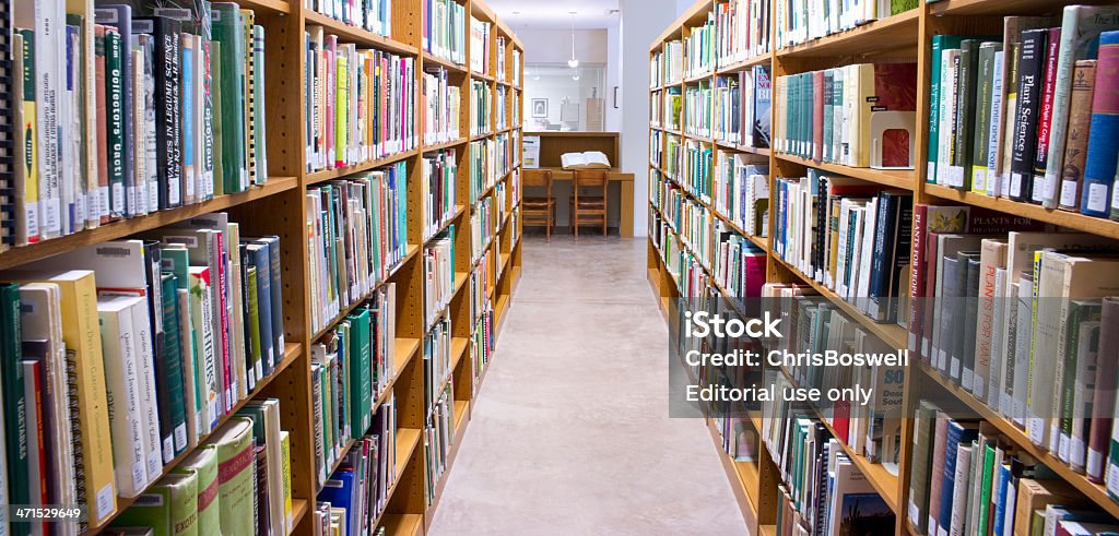 Desert Botanical Garden Schilling Bibliothek Bücher in Phoenix, Arizona, USA - Lizenzfrei Bibliothek Stock-Foto