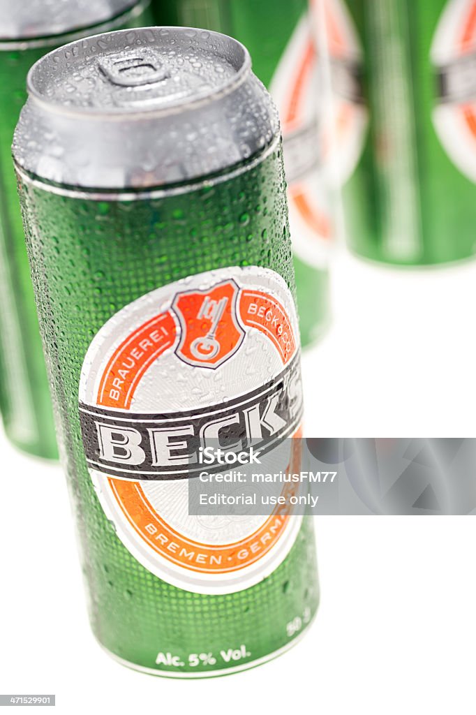 Beck's Bier aus der Dose - Lizenzfrei Alkoholisches Getränk Stock-Foto
