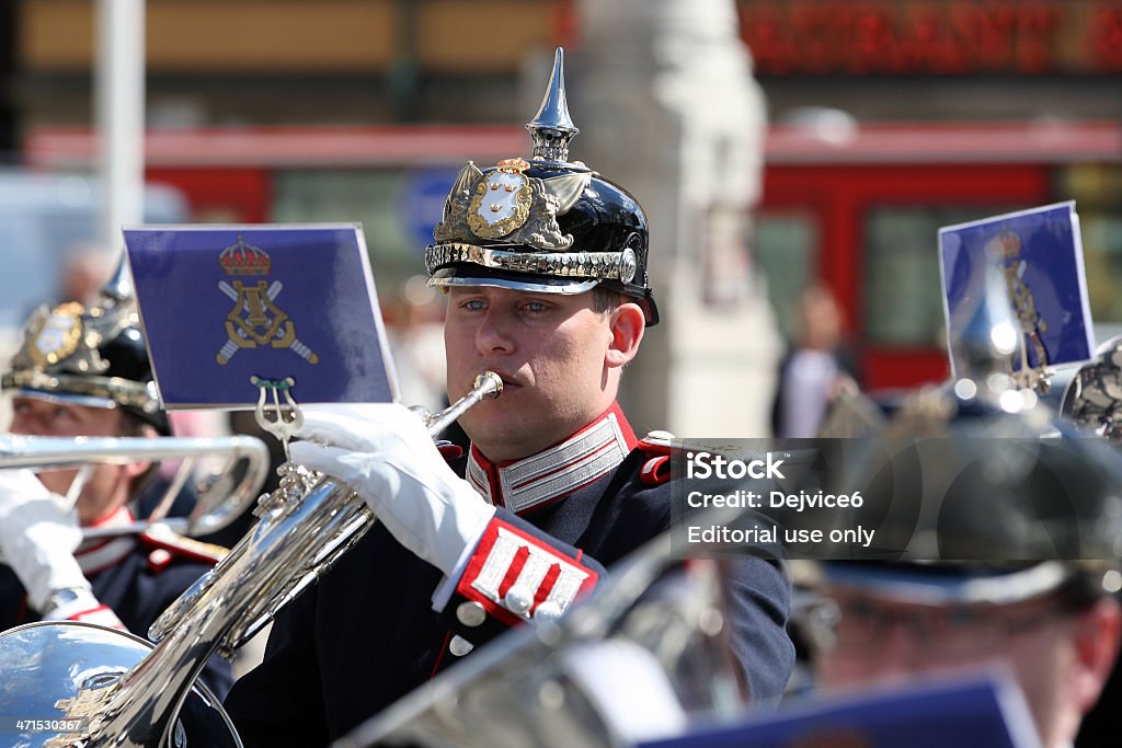 Músico de Royal banda militar - Foto de stock de Aire libre libre de derechos