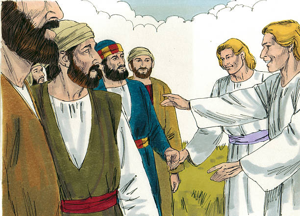 istock Angels Tell Jesus Ascended 471530413
