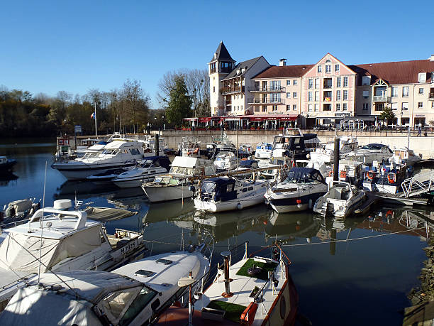 Cergy puerto - foto de stock