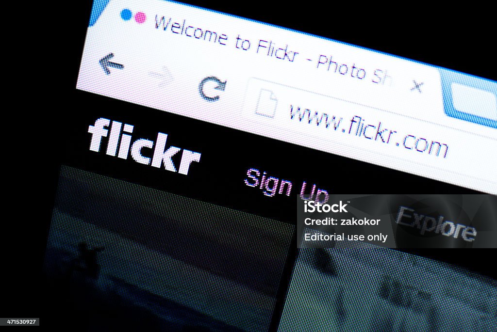 フリッカーのウェブサイト - Flickrのロイヤリティフリーストックフォト