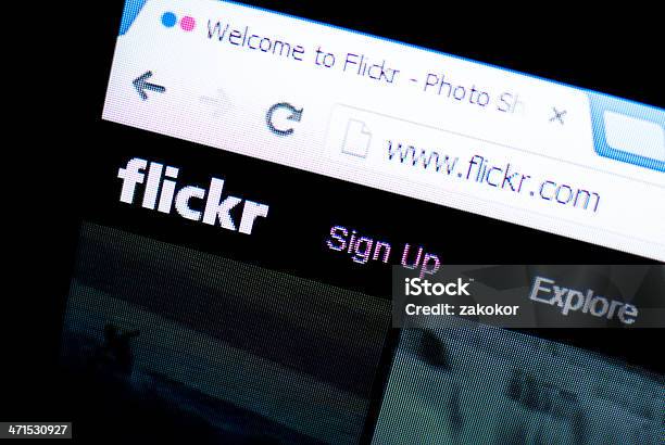 Flickr 웹사이트 0명에 대한 스톡 사진 및 기타 이미지 - 0명, Brand Name, Flickr