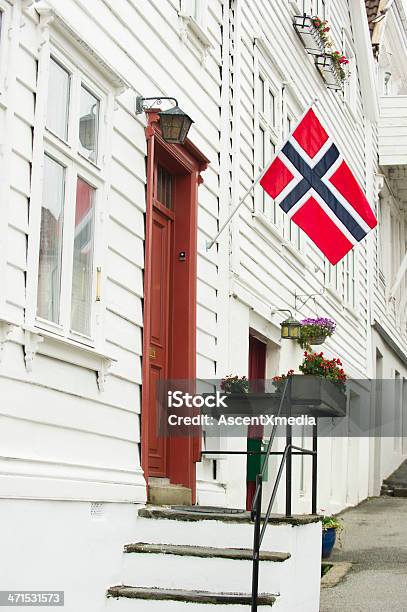 Noruega Foto de stock y más banco de imágenes de Aire libre - Aire libre, Arquitectura exterior, Bandera noruega