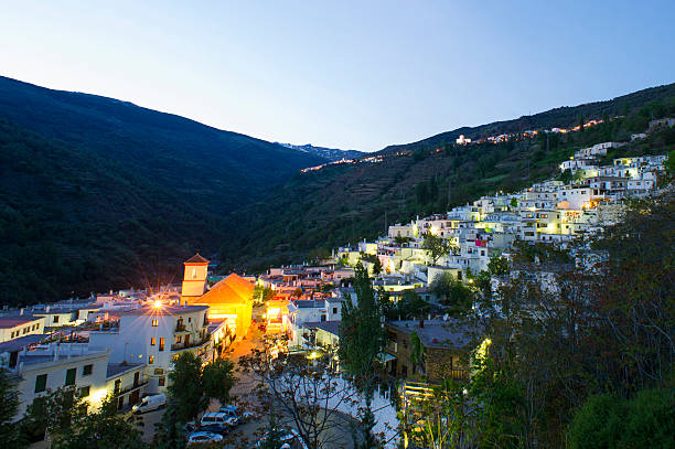 Traditional Mountain village is the Spanish Sierra Nevada's in the Alpujarra region of Spain near Granada.