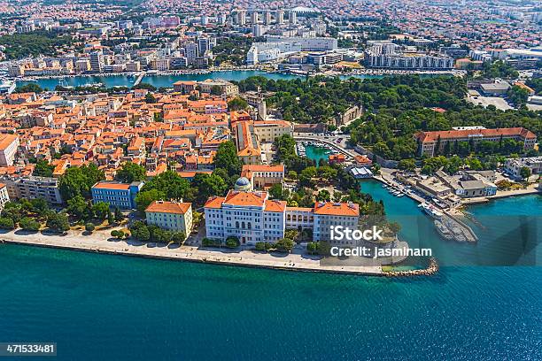 Zadar Stock Photo - Download Image Now - Adriatic Sea, Aerial View, Architecture